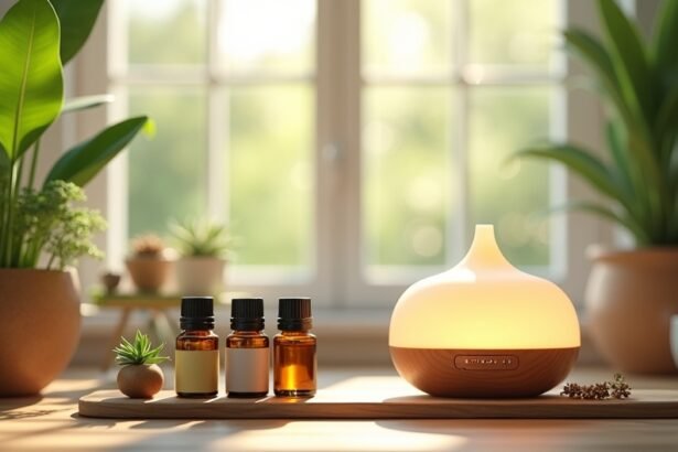 Illóolajok és aromaterápiás diffúzor relaxációhoz és wellnesshez