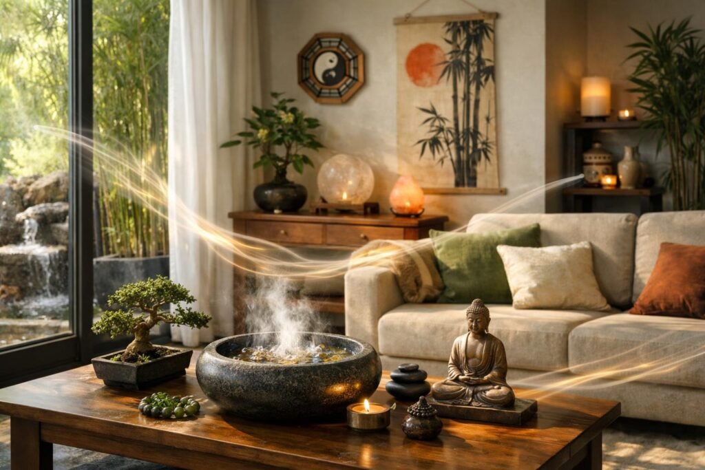 Harmonikus otthon Feng Shui elemekkel és Chi energiával