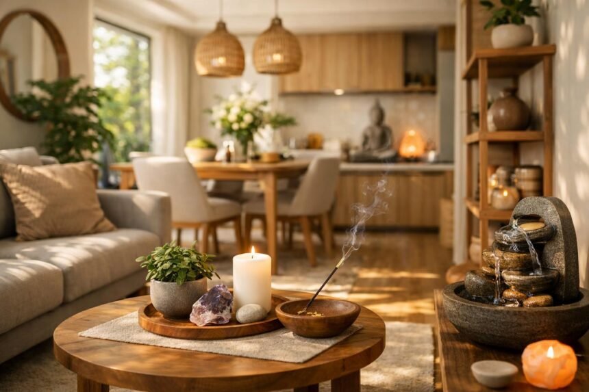 Feng shui inspirált lakberendezés, energetikai harmónia teremtés