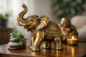 Feng Shui elefánt figura, ami a bőséget hivatott bevonzani