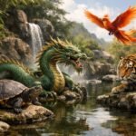 Feng Shui négy égi állata: teknős, sárkány, tigris és főnix
