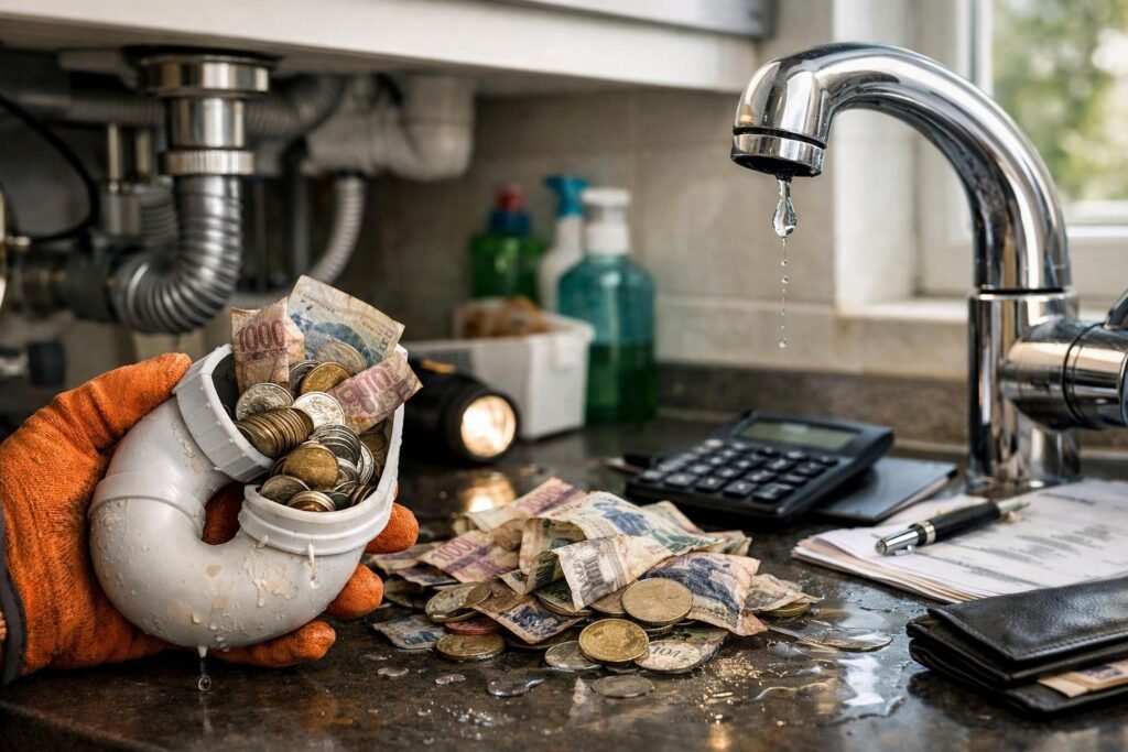 Pénzügyi problémák esetén ellenőrizd a vízvezetékeket és a csapokat!