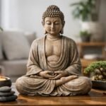 Buddha szobor a harmónia és belső béke jelképeként