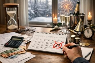 Év végi pénzügyi tisztítás és tervezés az új évre.