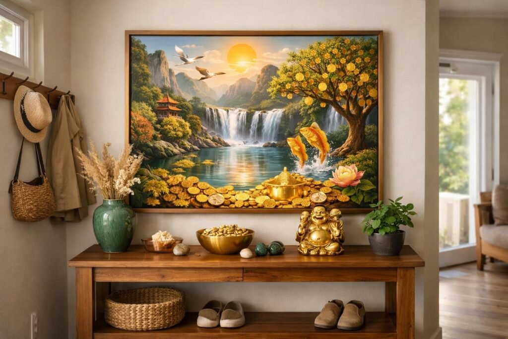 Feng Shui dekoráció előszobába: bőség és szerencse szimbólumokkal