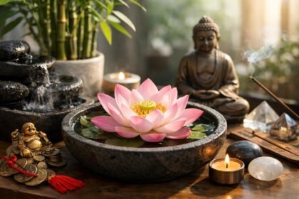 A lótuszvirág és a feng shui szimbólumai