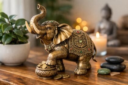 Szerencsehozó elefánt szobor Feng Shui elhelyezése