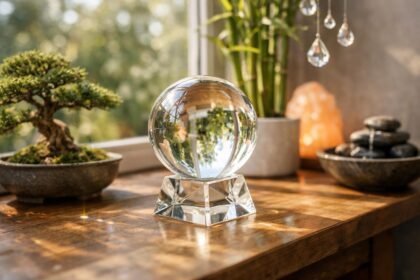 Feng Shui kristálygömb otthon, harmonikus térben
