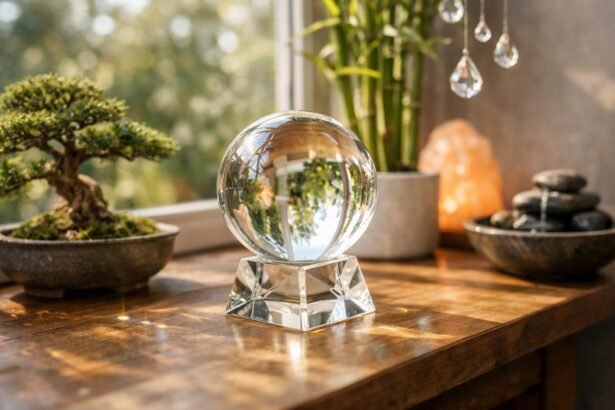 Feng Shui kristálygömb otthon, harmonikus térben