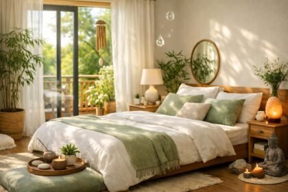Harmonikus hálószoba nyári feng shui elemekkel