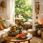 Nyári feng shui lakás inspiráció friss energiákkal.
