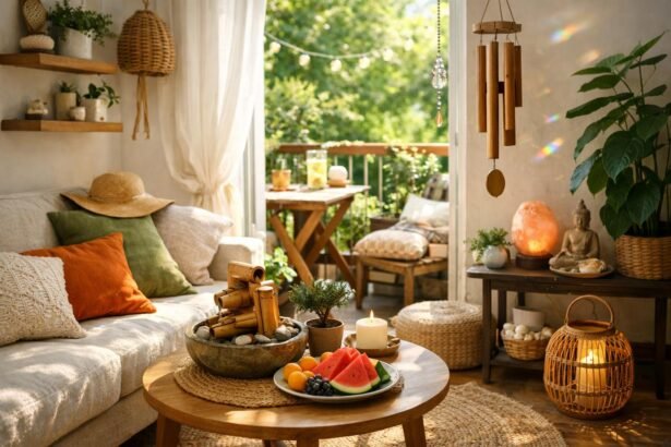 Nyári feng shui lakás inspiráció friss energiákkal.